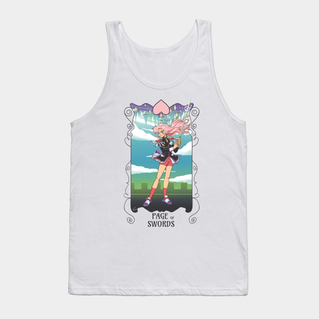 Utena Page of Swords Tank Top by tallesrodrigues